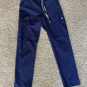 Navy Blue Yola Skinny Scrub Pants Petite XS